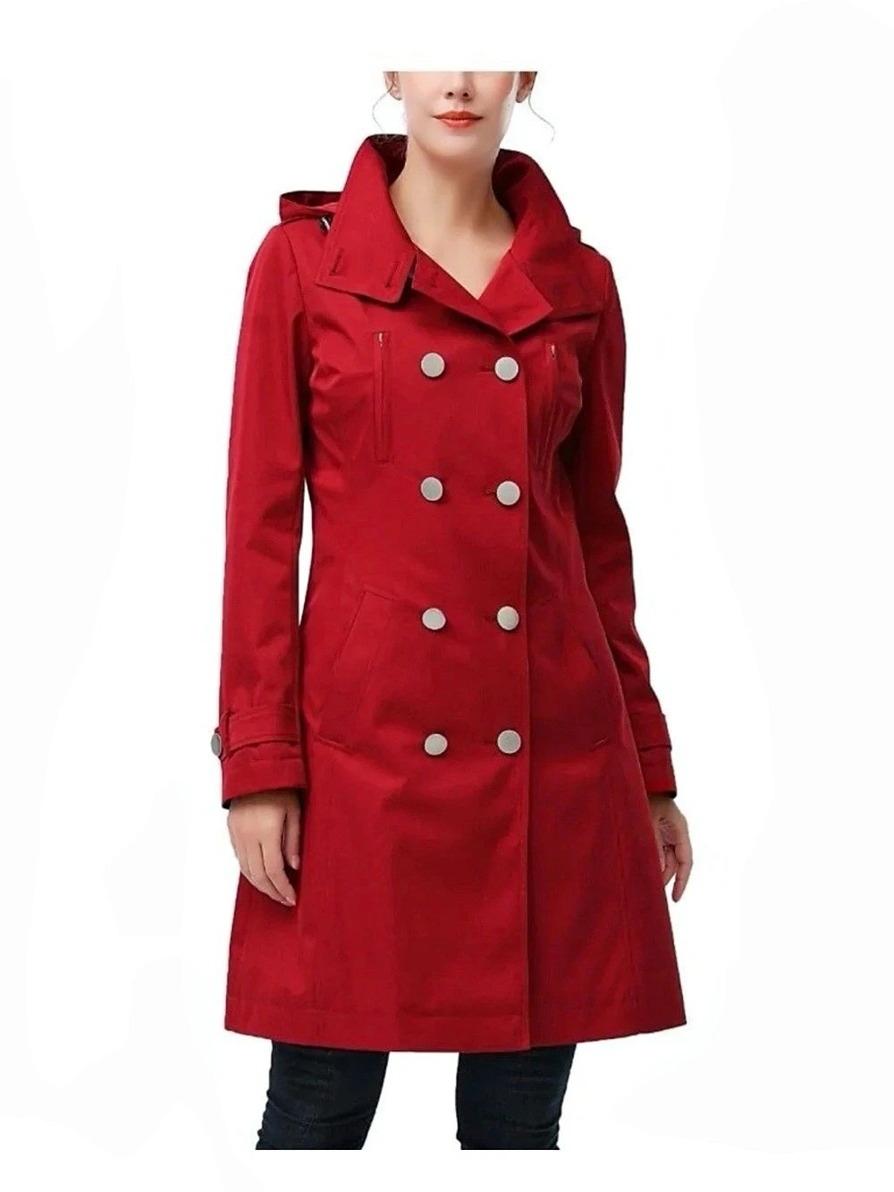 New kimi + kai
Women's Eeva Water-Resistant Hooded Trench Coat